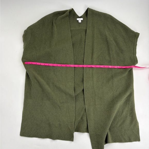 J. Jill Forest Green Open Front Cardigan - Picture 7 of 8